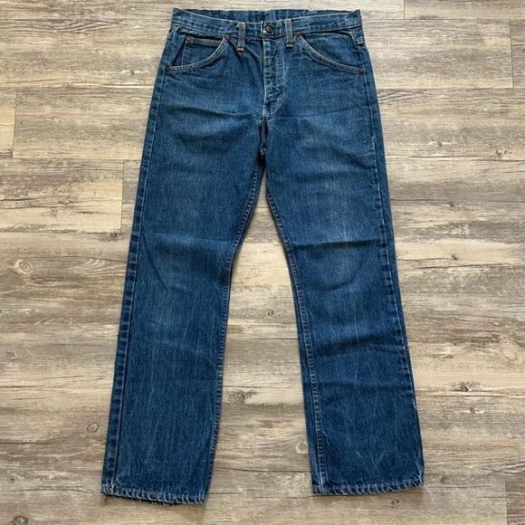 Vintage 50s JC Penney Denim Jeans Size 30x29 - Picture 3 of 7